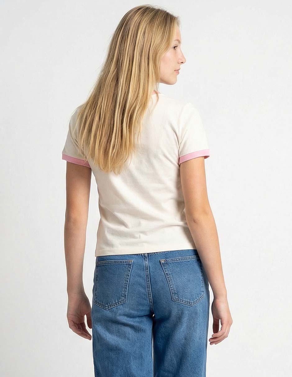 Playera manga corta Shrek cuello redondo para mujer