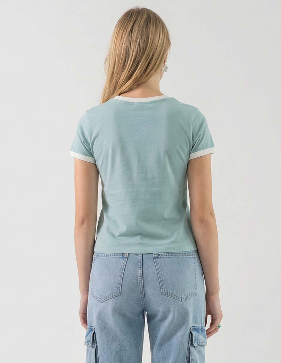 Playera manga corta cuello redondo Shrek: Once Upon a Time para mujer
