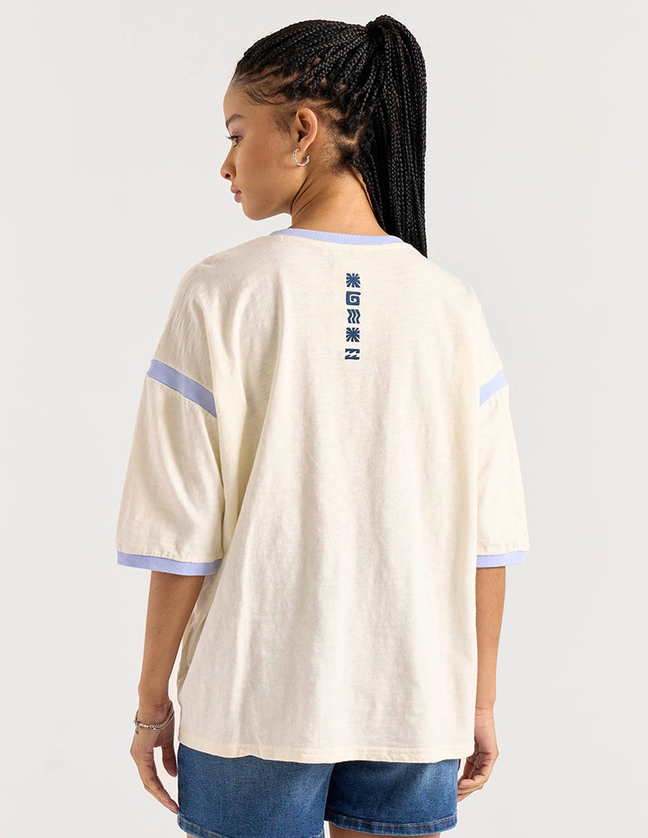Blusa manga 3/4 cuello redondo mujer 5