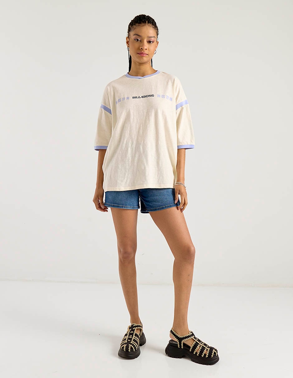 Blusa manga 3/4 cuello redondo mujer 4