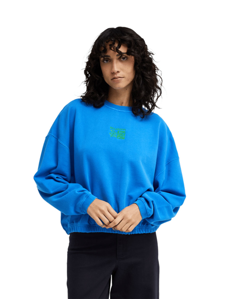 Suéter cuello redondo para mujer
