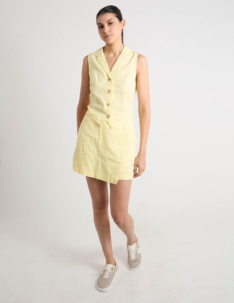 Falda short mini a la cintura 3