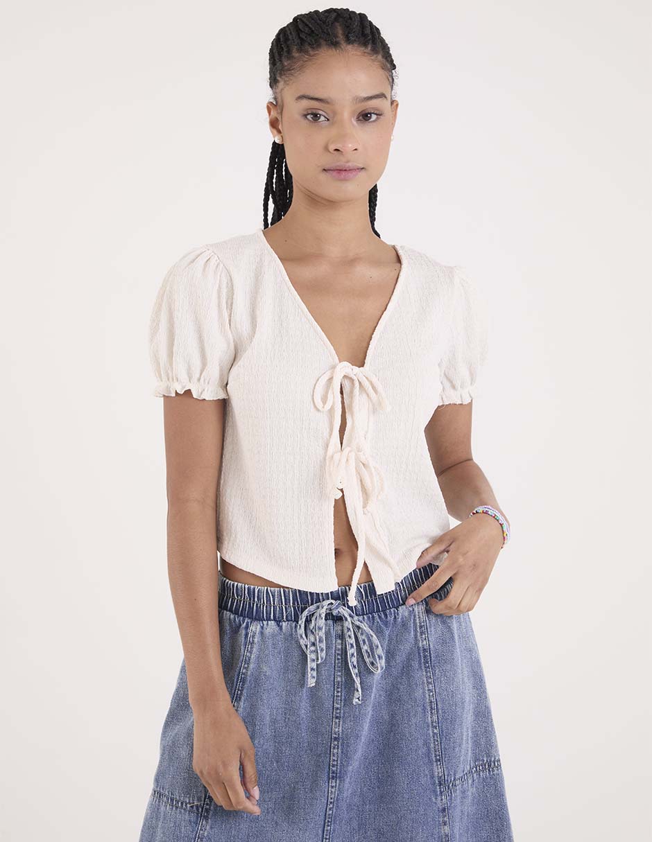 Blusa manga corta para mujer 1