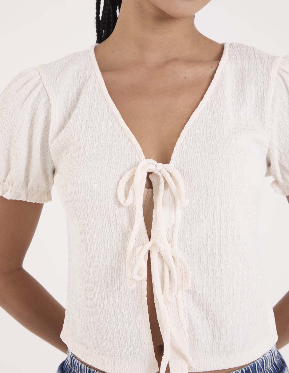 Blusa manga corta para mujer 10