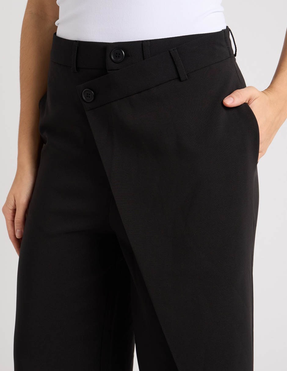 Pantalón de vestir straight para mujer 4