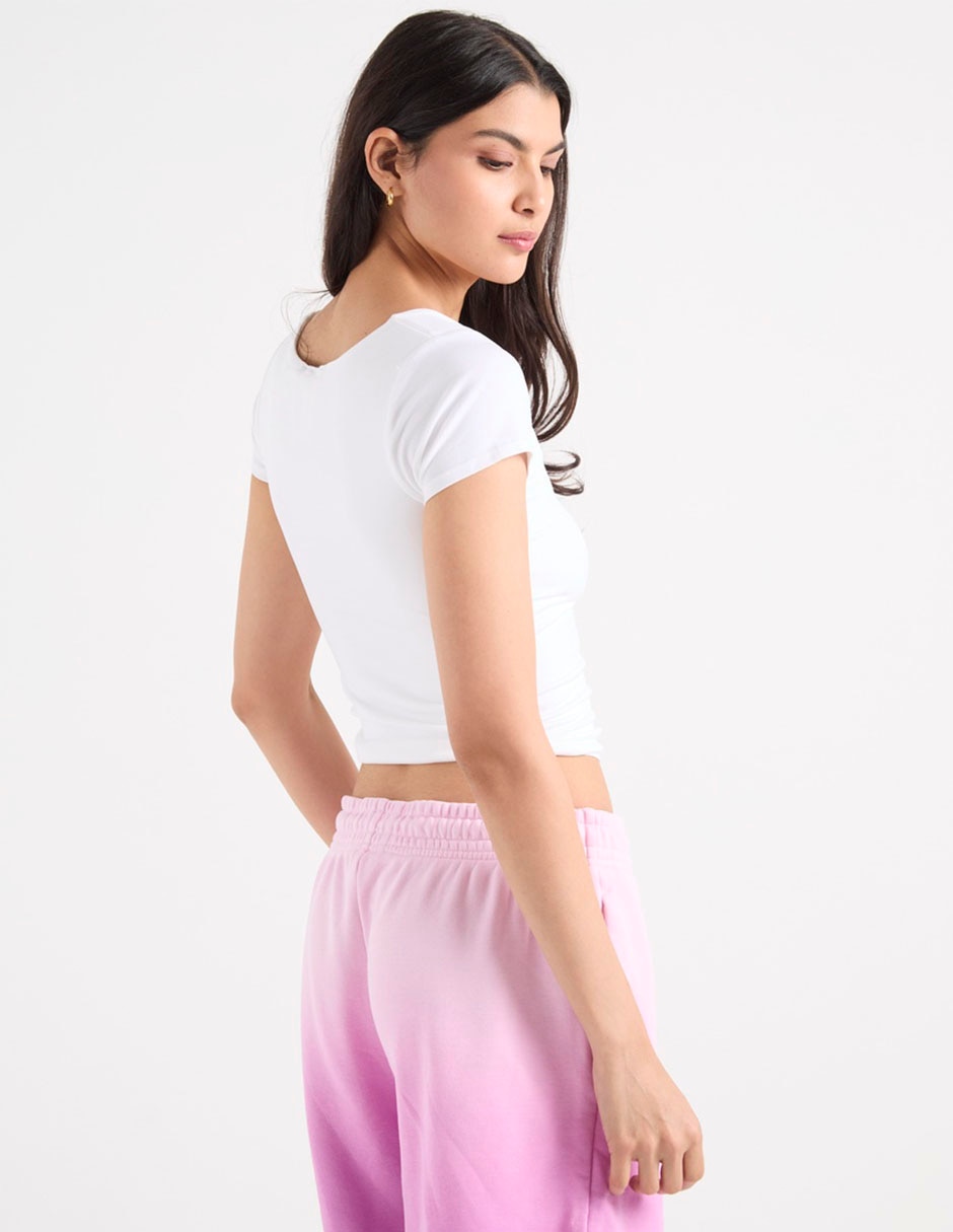 Blusa manga corta para mujer 2