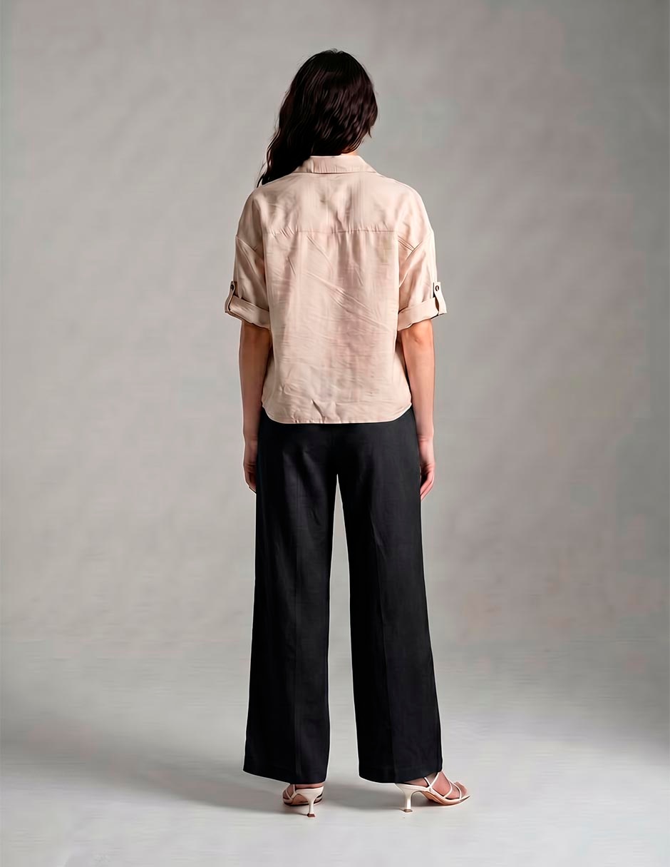 Blusa manga al codo para mujer 4
