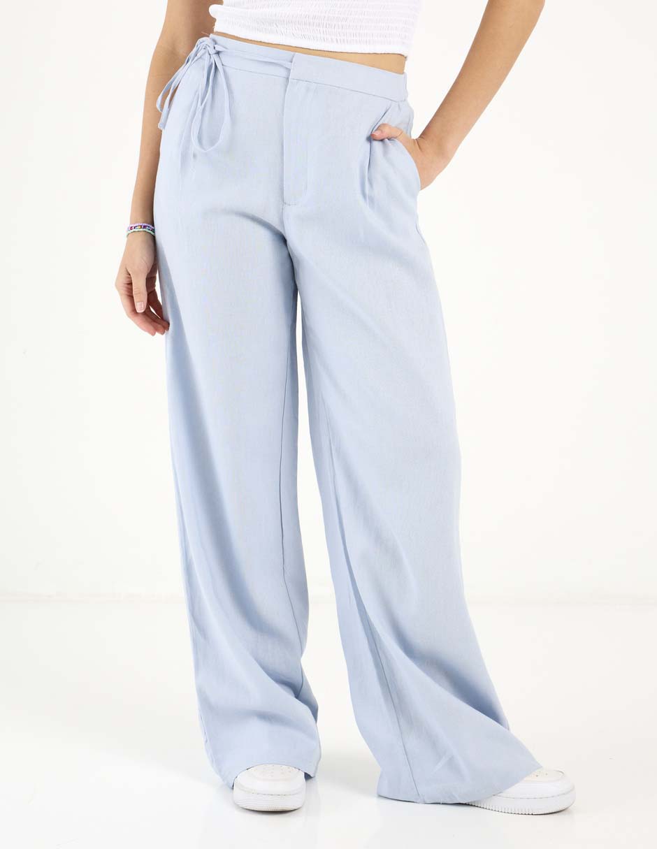 Pantalón relaxed wide leg para mujer 1