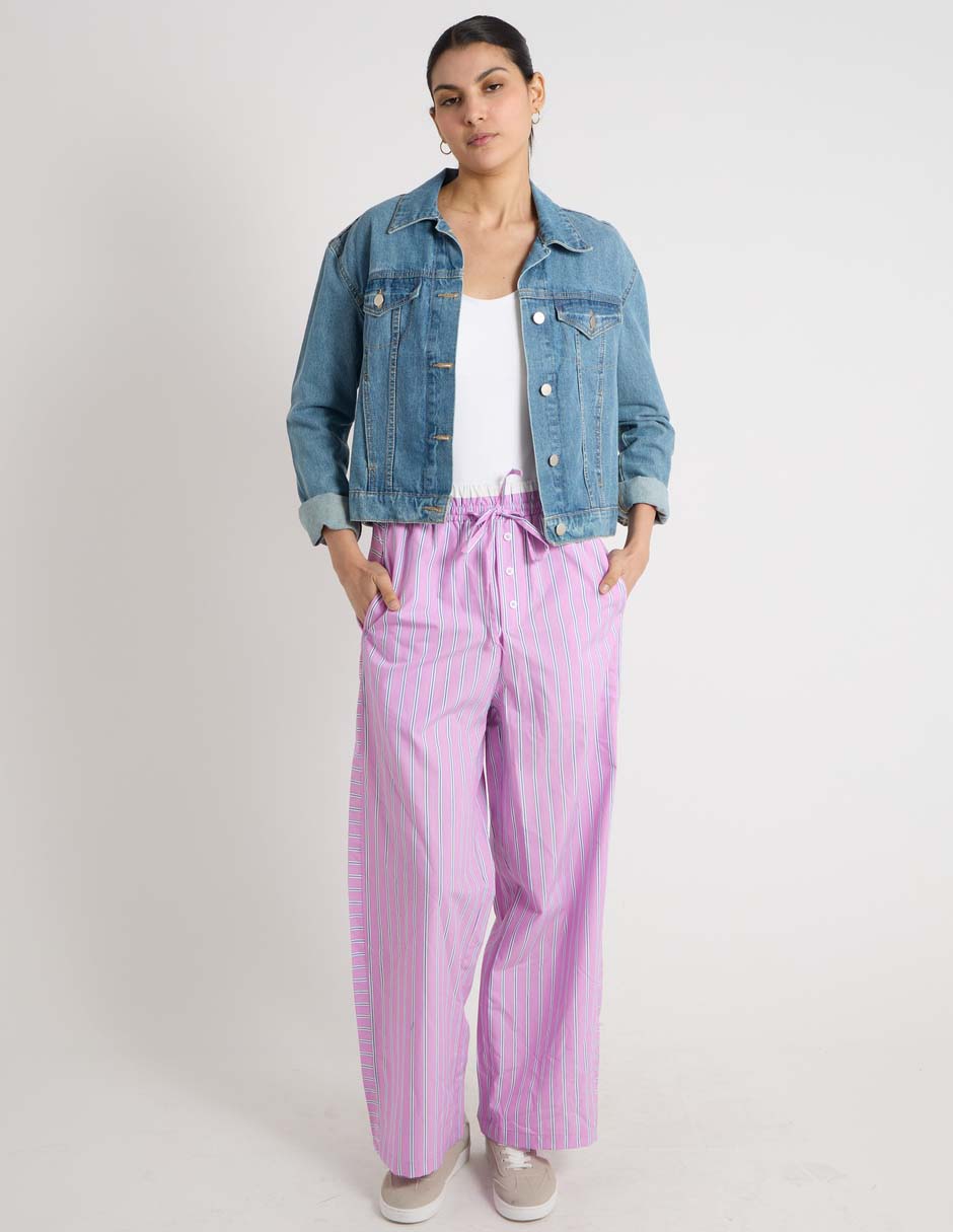 Pantal—n coulotte regular para mujer 7