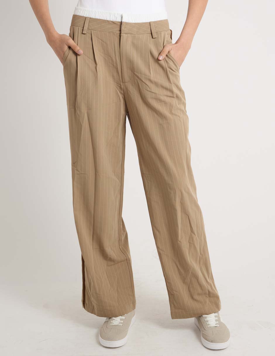 Pantal—n de vestir loose para mujer
