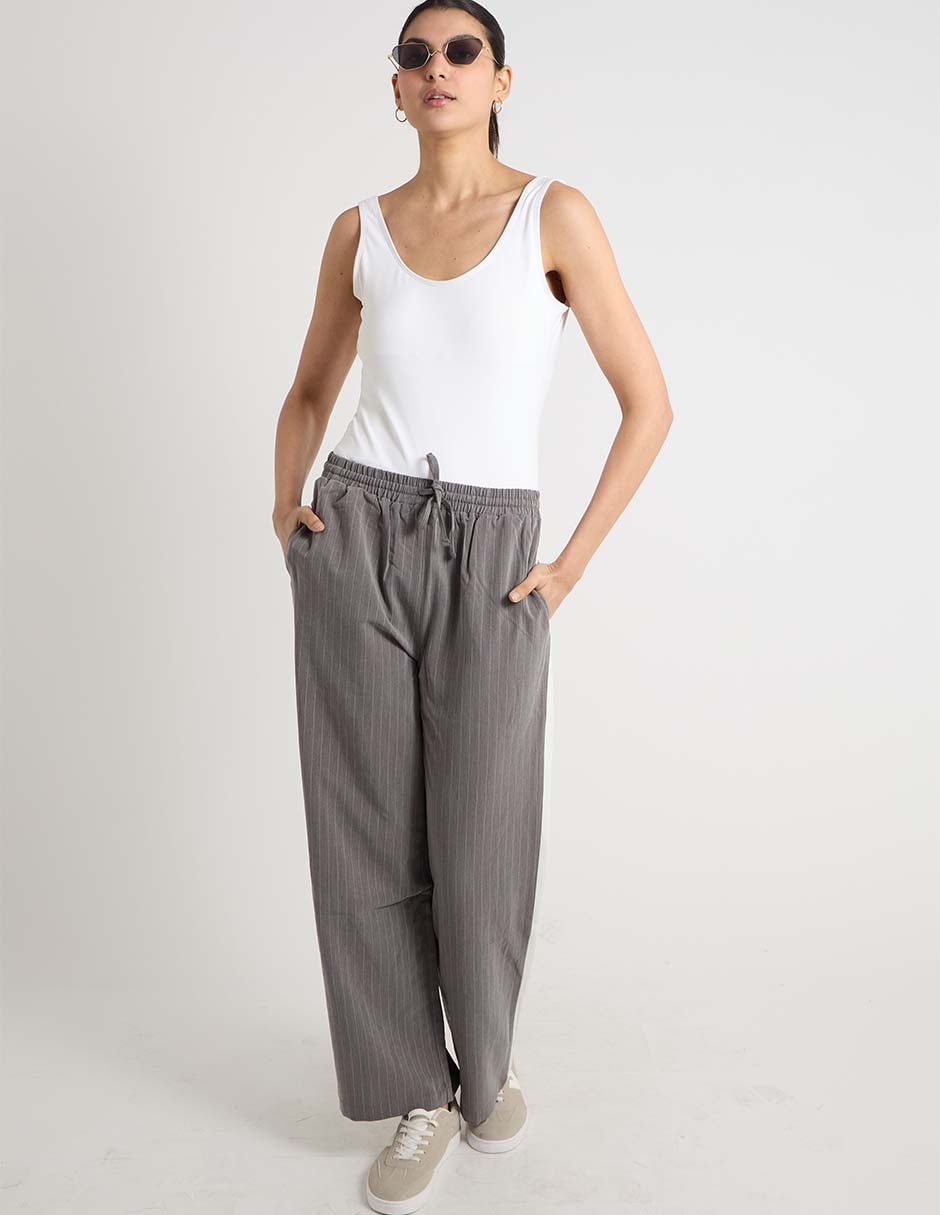 Pantalón relaxed wide leg para mujer 4