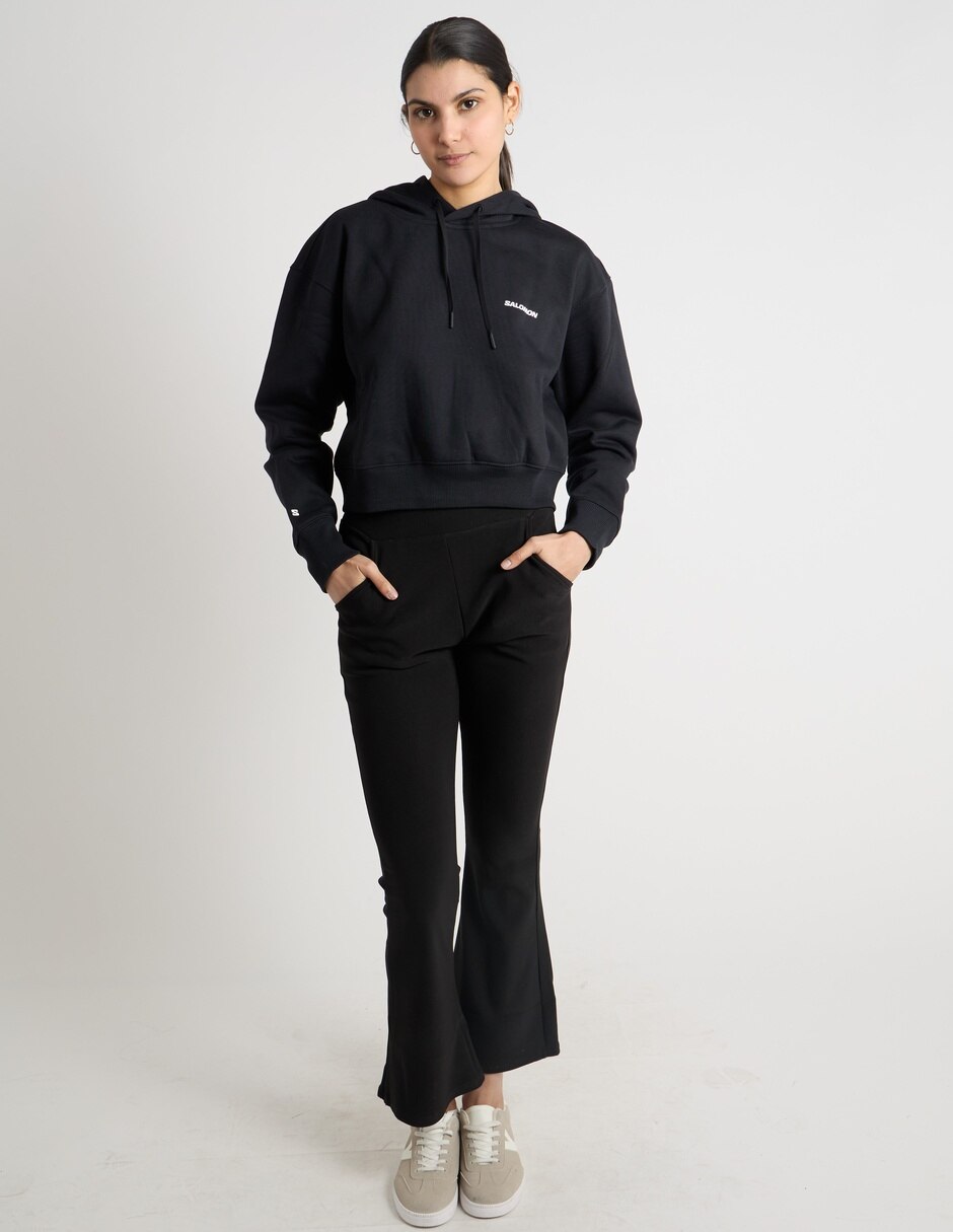 Pantalón flare Coffee Bean slim para mujer