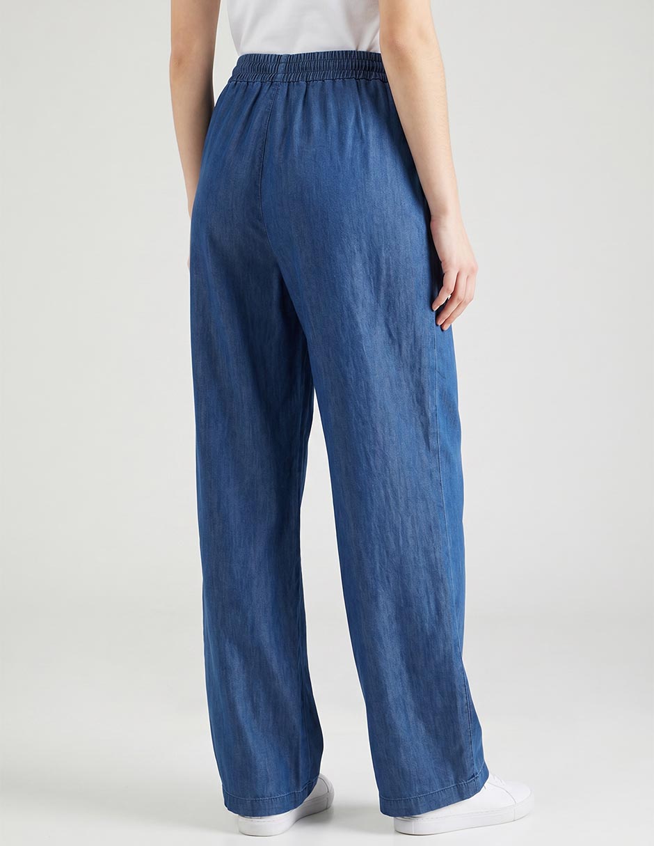 Pantalón Relaxed Coffee Bean Amplio Para Mujer