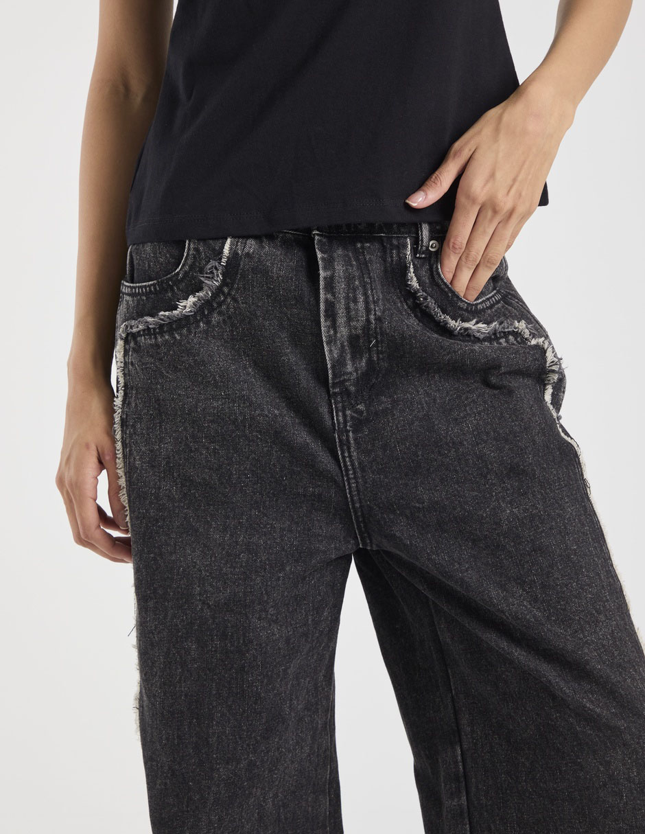 Jeans coulotte baggy para mujer 3