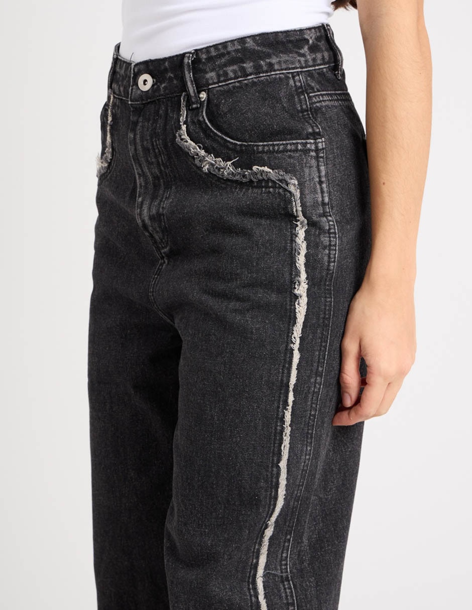 Jeans coulotte baggy para mujer 4