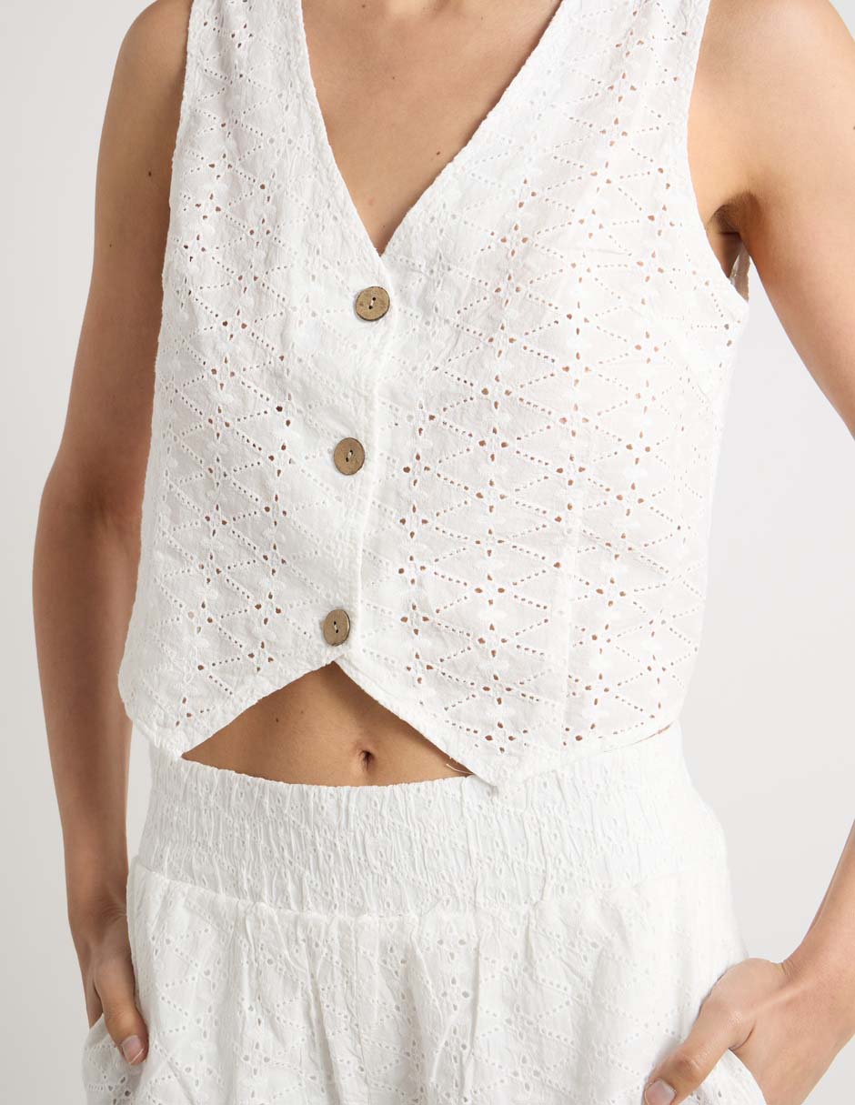 Chaleco de algodón para mujer 9