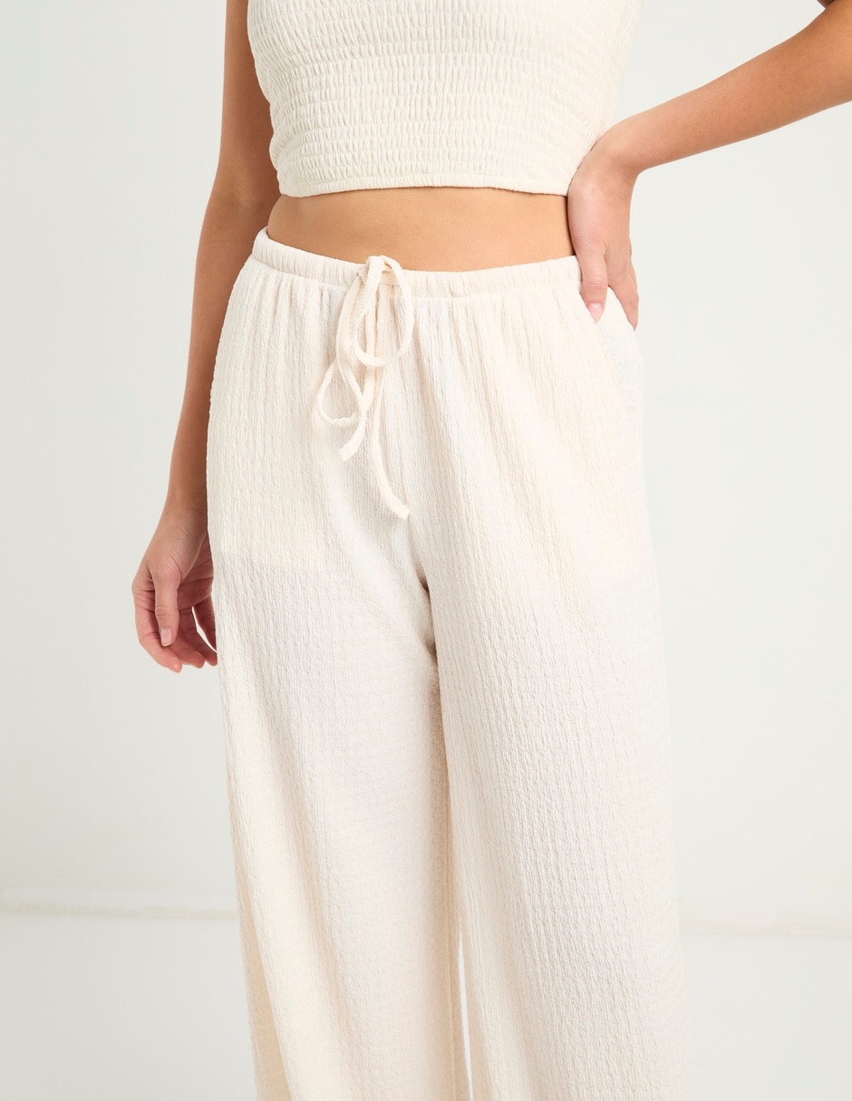 Pantalón relaxed amplio para mujer 10