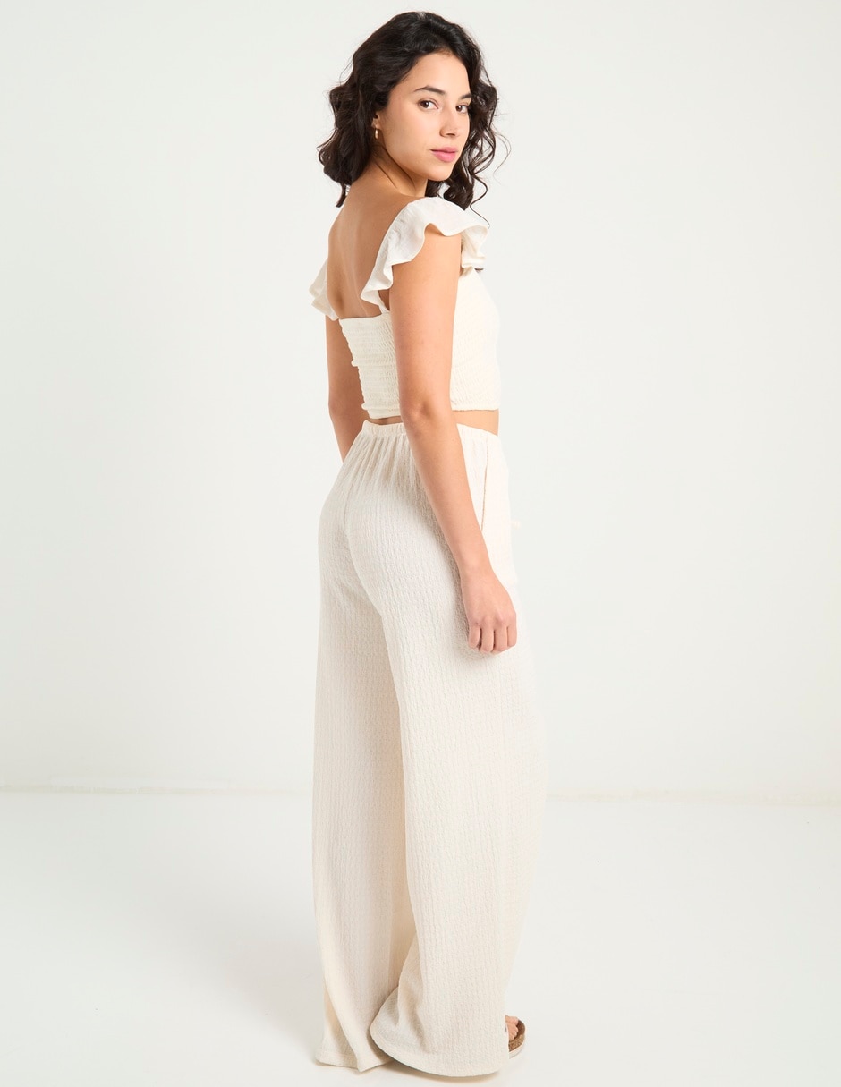 Pantalón relaxed amplio para mujer 11
