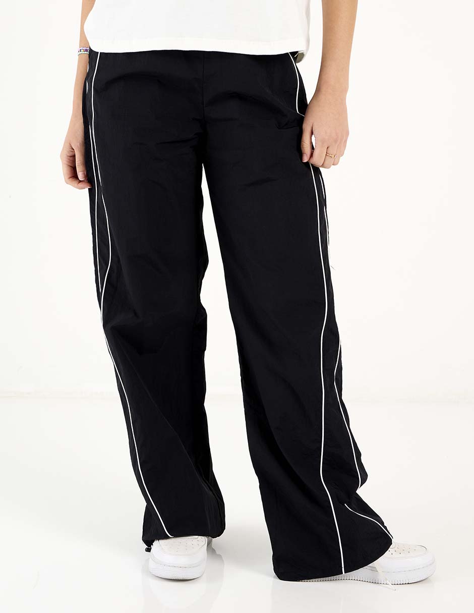 Pants regular con elástico para mujer 1