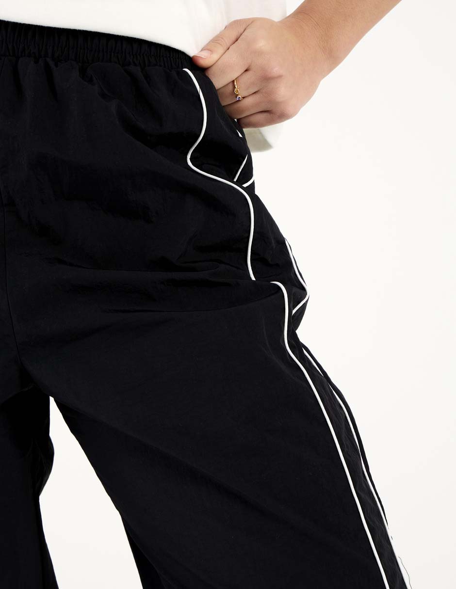 Pants regular con elástico para mujer 10