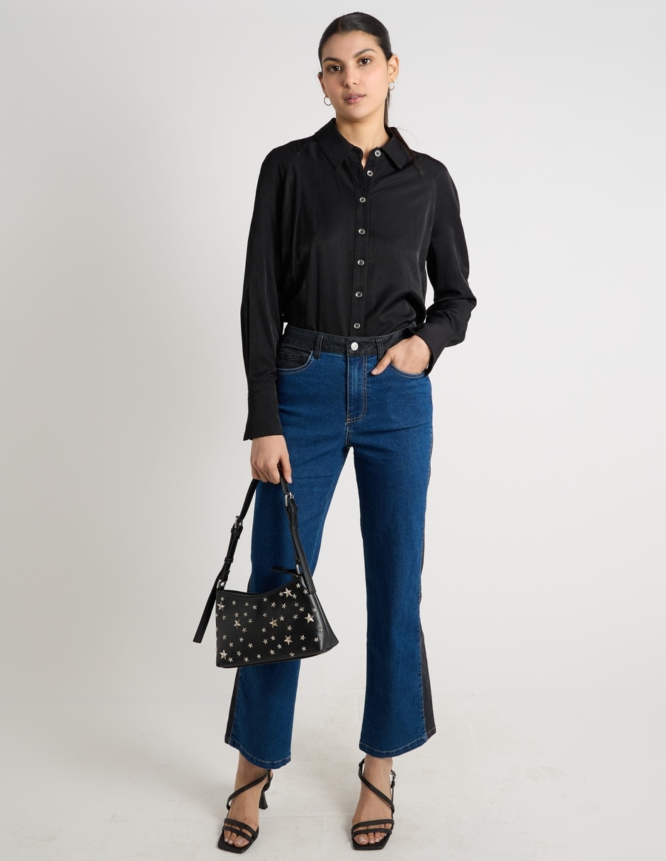 Jeans relaxed straight para mujer 2