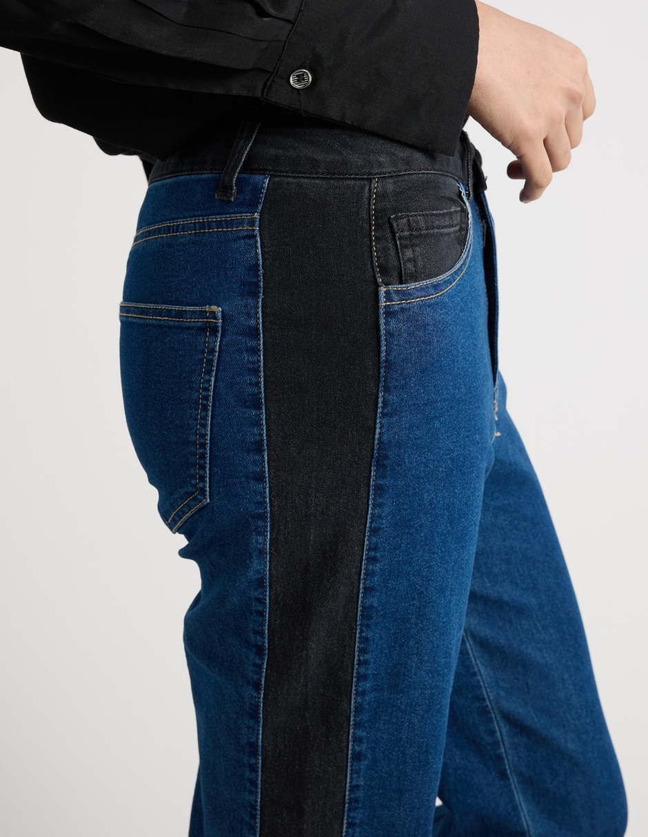 Jeans relaxed straight para mujer 4