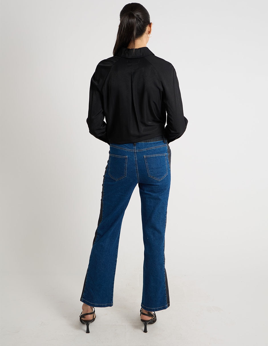 Jeans relaxed straight para mujer 5