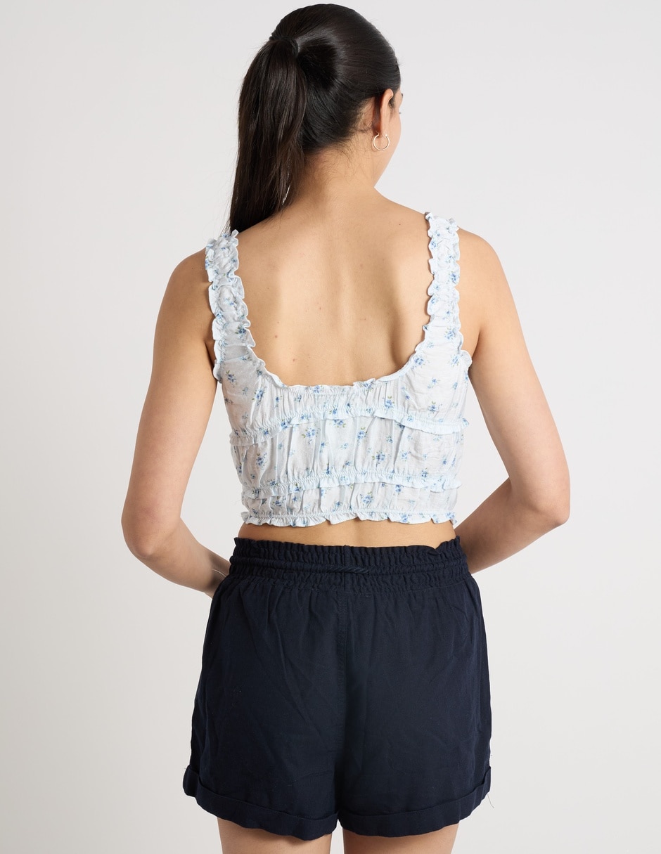Top escote cuadrado tirante ancho 4