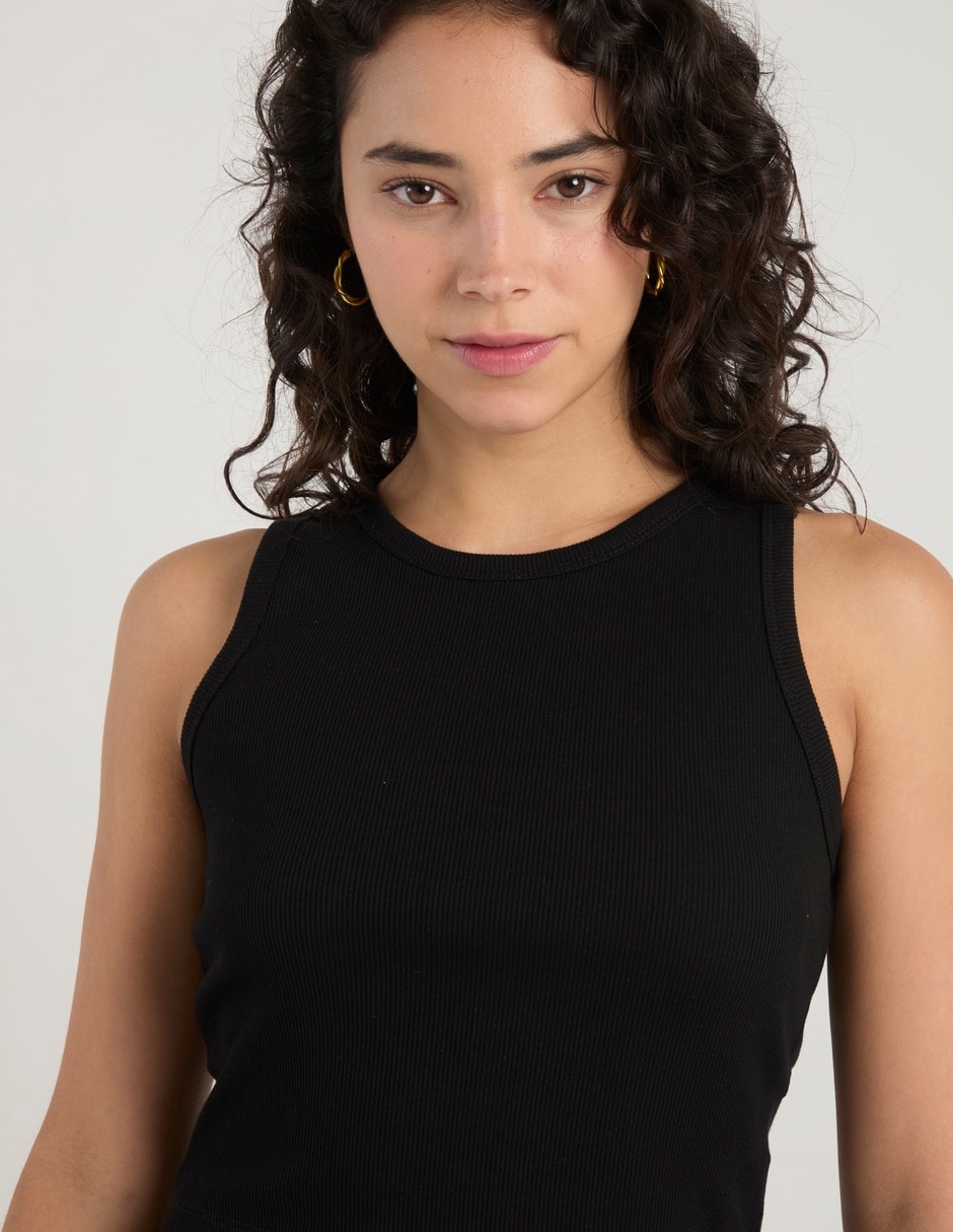 Top cuello redondo tirante ancho 3