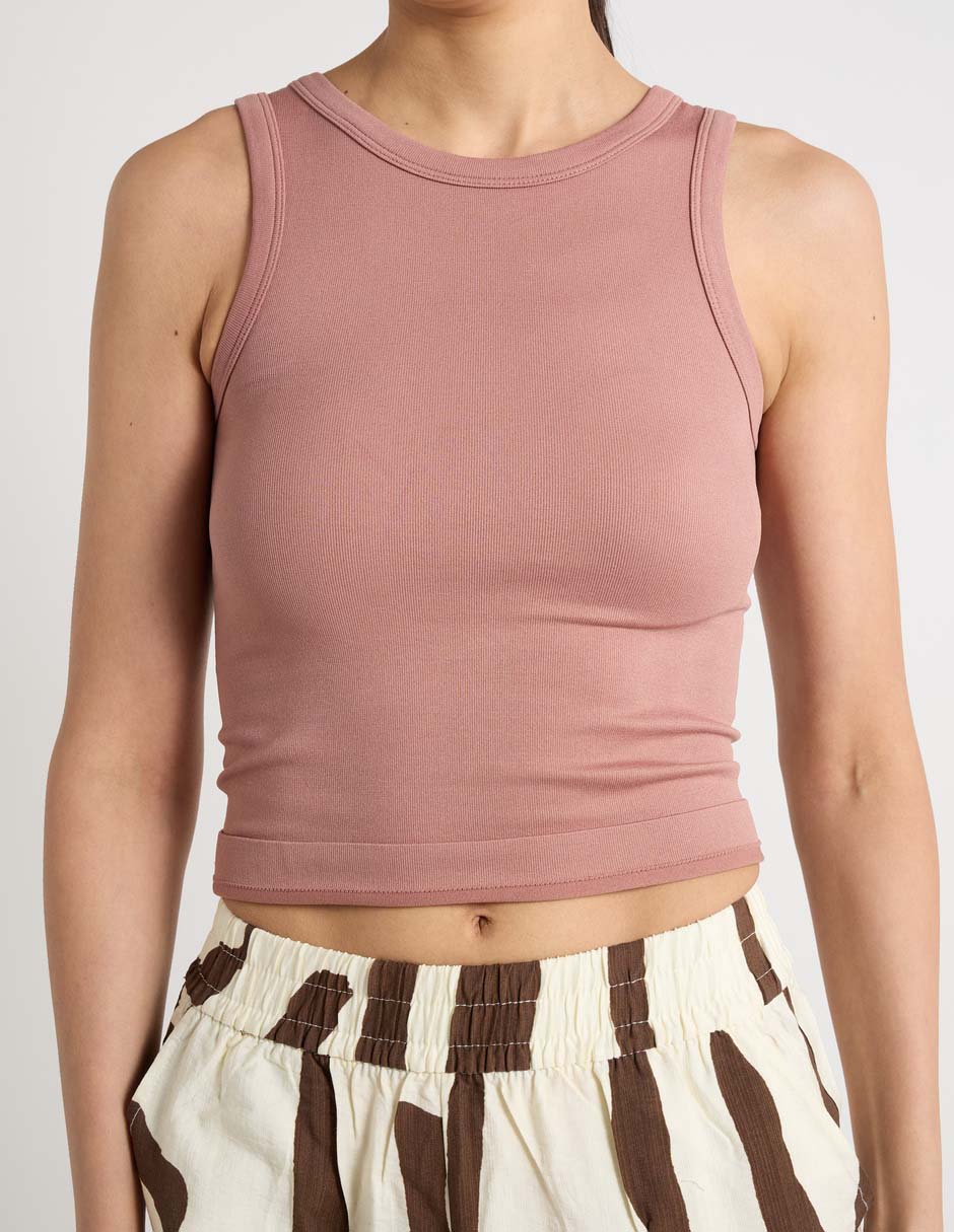 Top cuello redondo tirante ancho 4