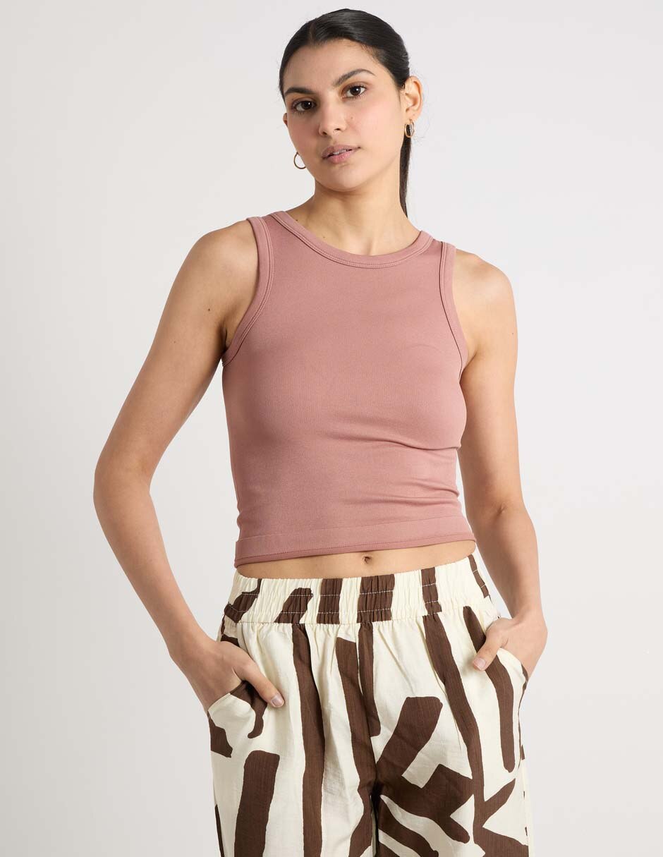 Top cuello redondo tirante ancho 1