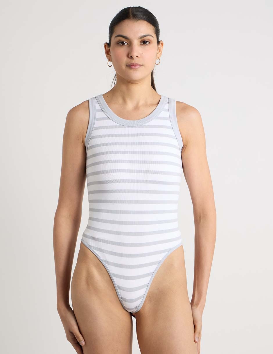 Body cuello redondo para mujer