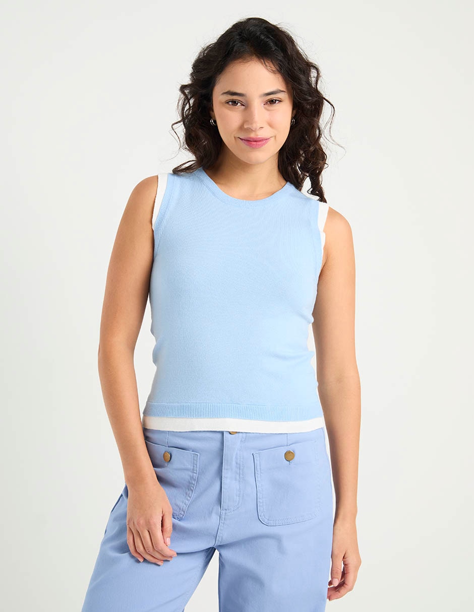Top cuello redondo 1