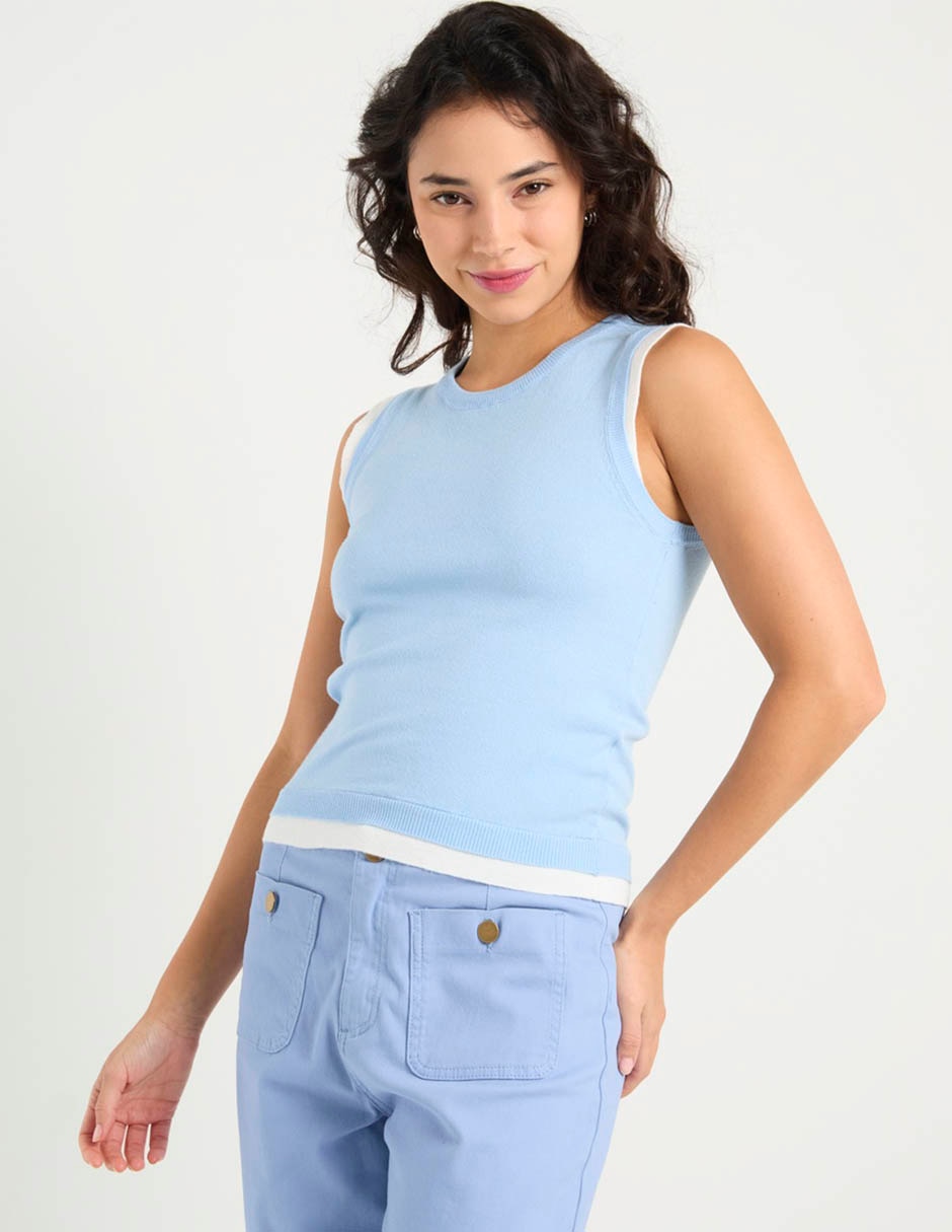 Top cuello redondo 7