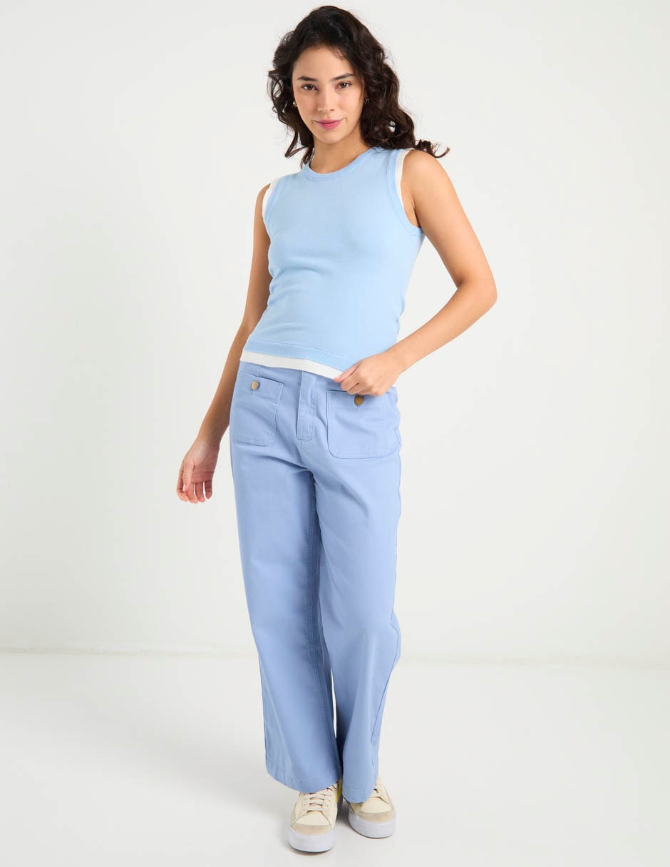 Top cuello redondo 8