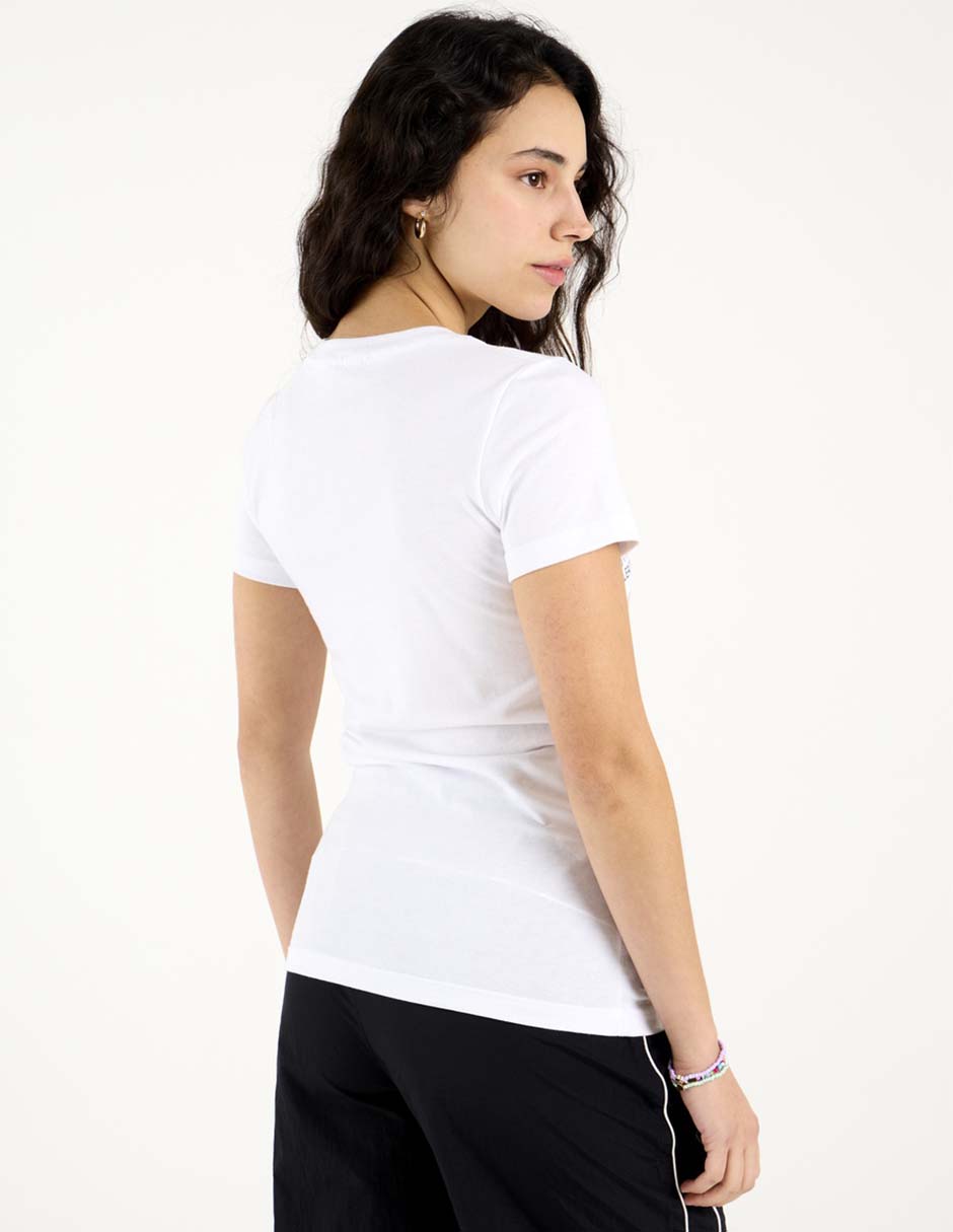 Playera manga corta Lizzie Mcguire cuello redondo para mujer 6