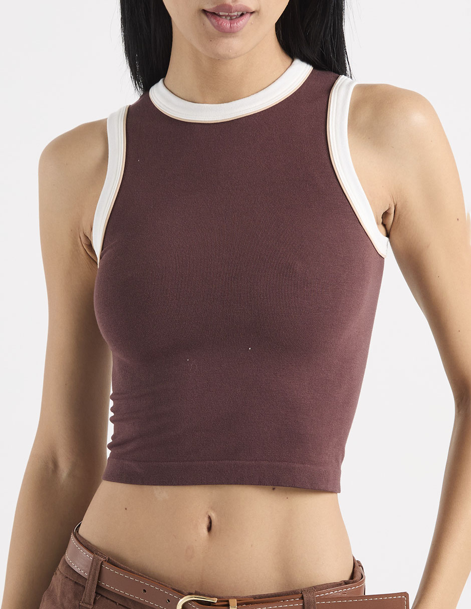 Top coffee bean para mujer