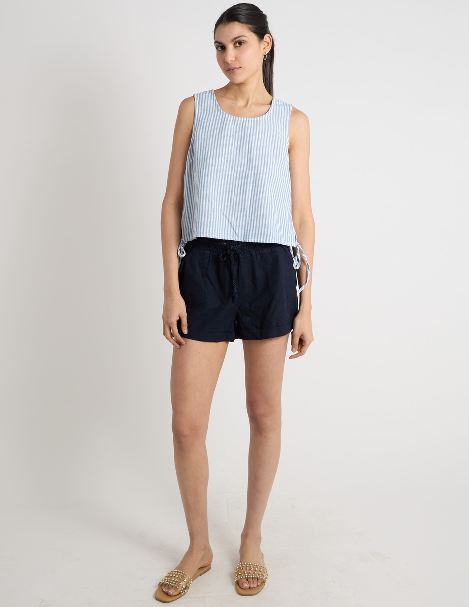 Top cuello redondo Top cuello redondo