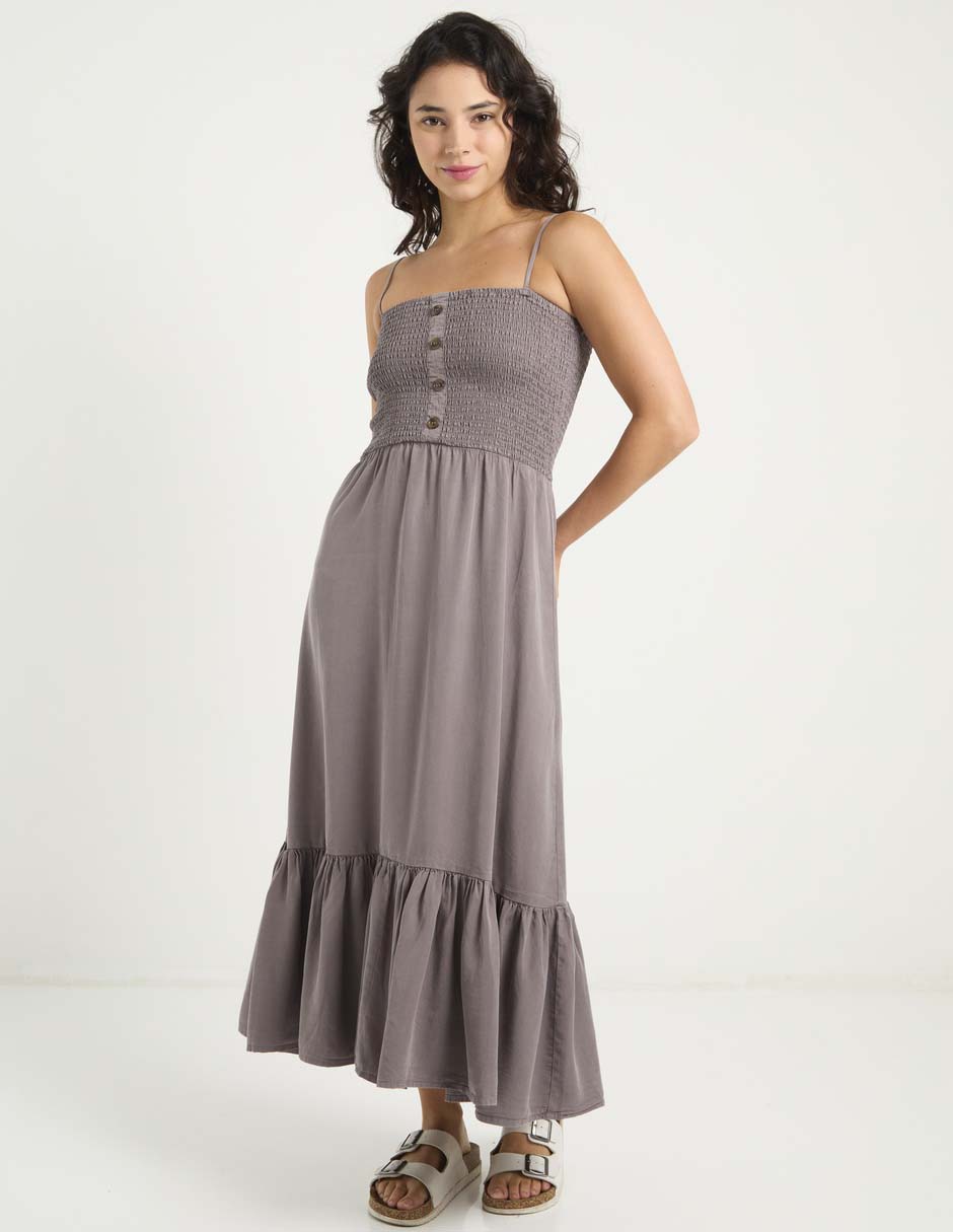 Vestido largo casual para mujer 7