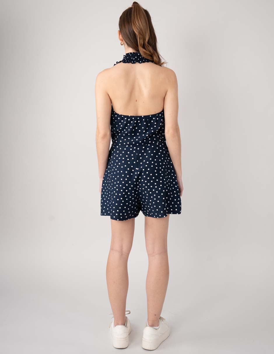 Jumpsuit estampado lunares para mujer 3