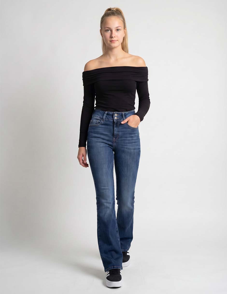 Jeans acampanado sexy jeans para mujer