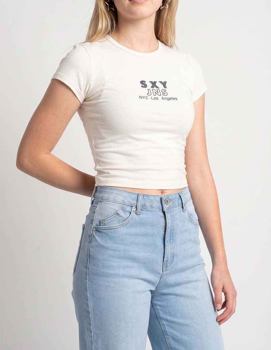 Jeans relaxed straight para mujer 4