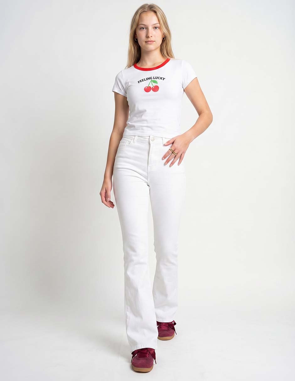 Jeans acampanado para mujer 3
