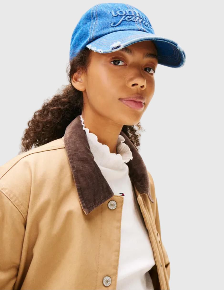 Gorra visera curva correa ajustable para béisbol para mujer 2