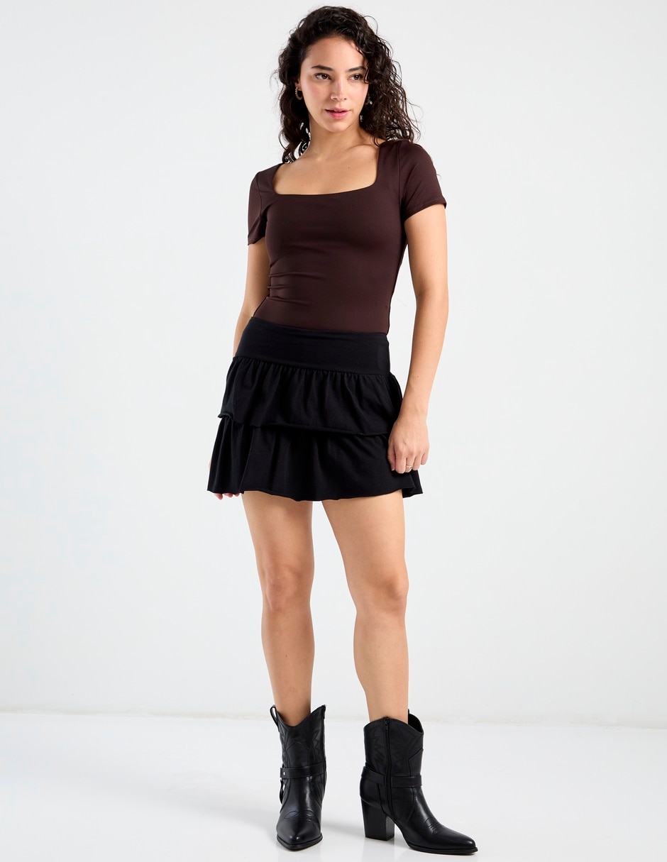 Body escote cuadrado para mujer 3