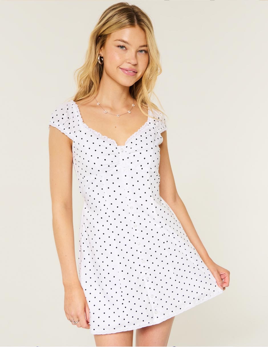 Vestido corto casual para mujer