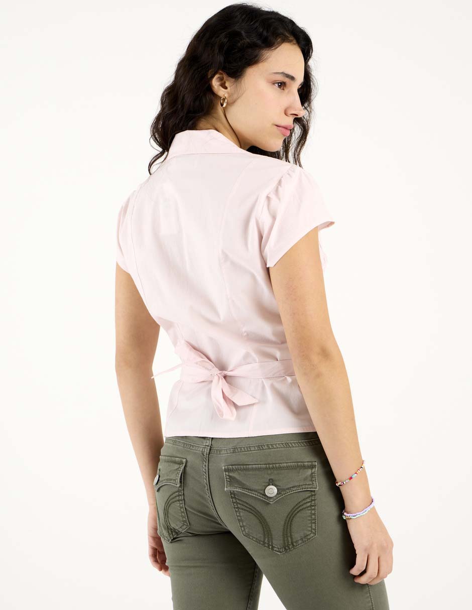 Blusa manga corta para mujer 11