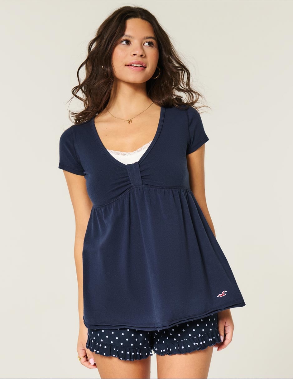 Playera manga corta mujer 2