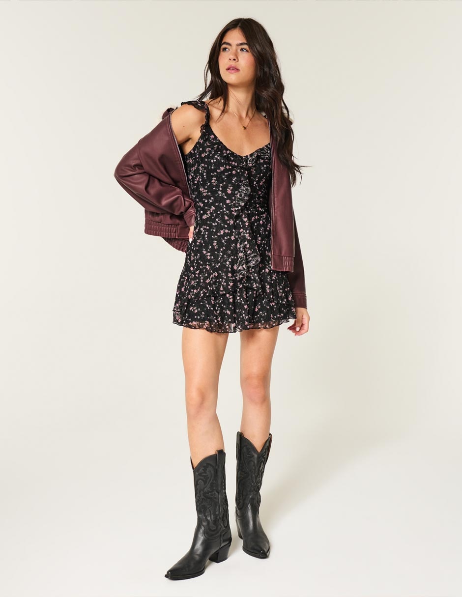 Vestido mini casual Hollister para mujer