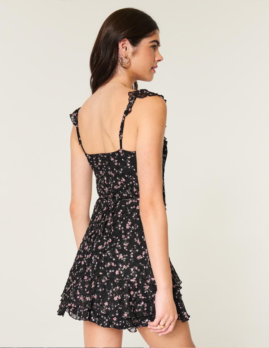 Vestido mini casual Hollister para mujer